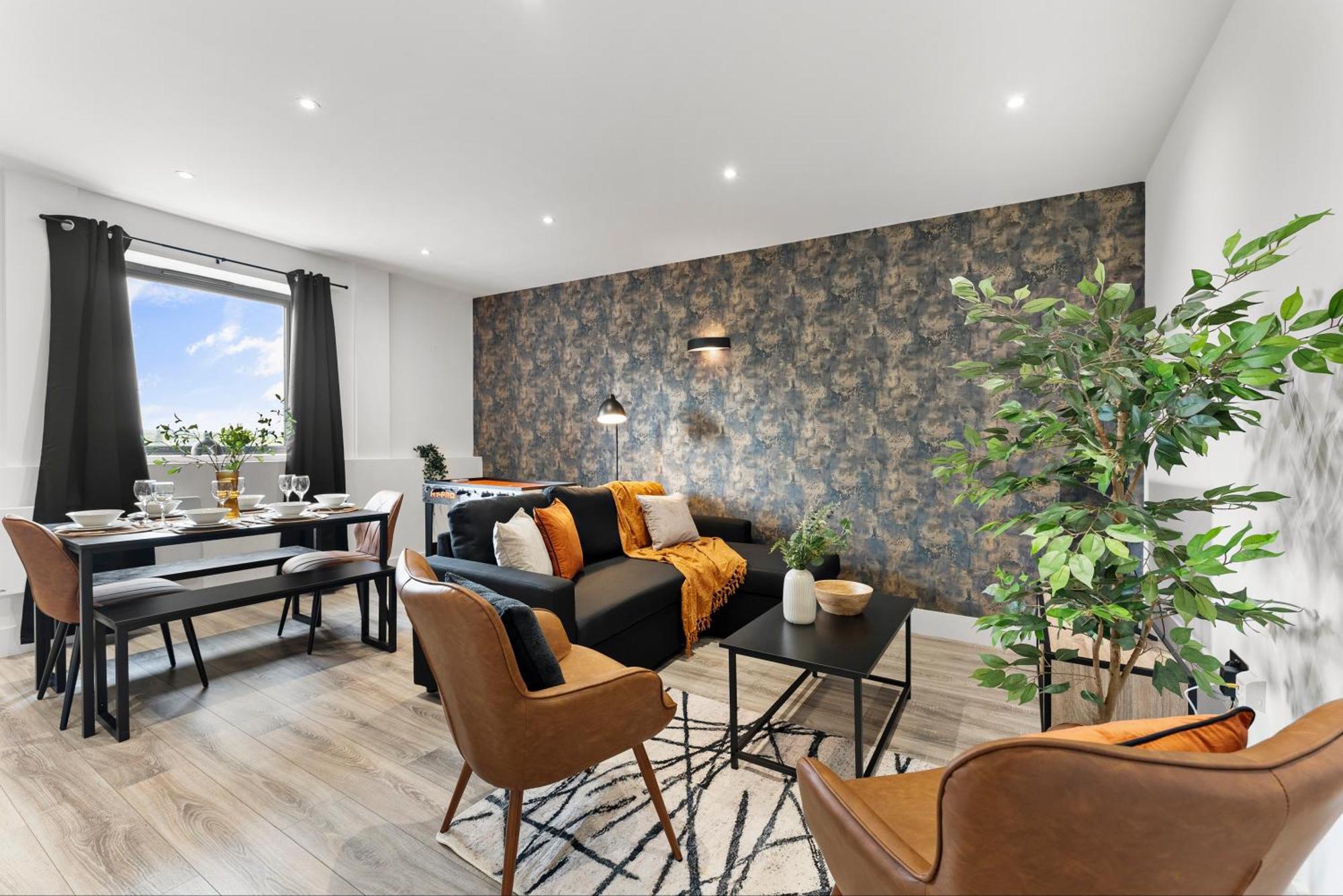 Stylish Two-Bedroom Flat In NWI Zewnętrze zdjęcie
