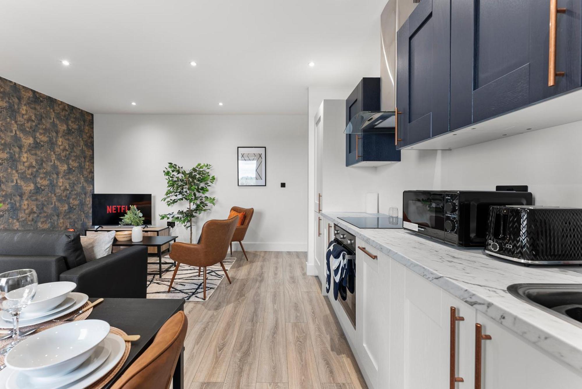 Stylish Two-Bedroom Flat In NWI Zewnętrze zdjęcie